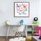 Stupell Industries Rainbow Butterflies Rabble Floating Frame, design by Creative Studio